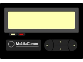 Sticker Custom Preview Image #125993 Technology Communication General Motorola Display Pager