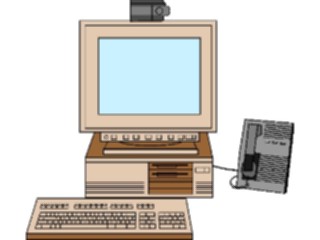 Sticker Custom Preview Image #126013 Technology Communication General Picture Tel P C S100