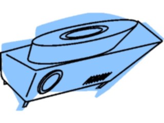 Sticker Custom Preview Image #126050 Technology Communication General Slide Projector6