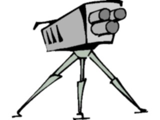 Sticker Custom Preview Image #126098 Technology Communication General Video Camera Tripod2