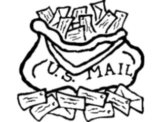 Sticker Custom Preview Image #126189 Technology Communication Postal Mail Bag3