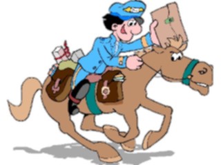 Sticker Custom Preview Image #126223 Technology Communication Postal Pony Express Service