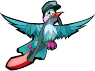 Sticker Custom Preview Image #126245 Technology Communication Postal Postal Carrier Pigeon