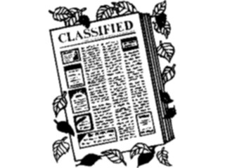 Sticker Custom Preview Image #126305 Technology Communication Print Media Newspaper Classifieds