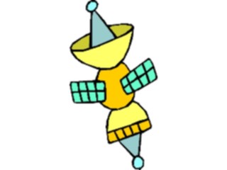 Sticker Custom Preview Image #126424 Technology Communication Satellites Satellite Cartoon3