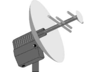 Sticker Custom Preview Image #126436 Technology Communication Satellites Satellite Dish08