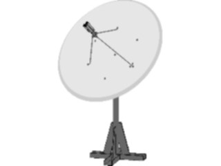 Sticker Custom Preview Image #126437 Technology Communication Satellites Satellite Dish09