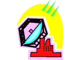 Sticker Custom Preview Image #126468 Technology Communication Satellites Satellite Dish40