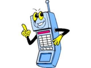 Sticker Custom Preview Image #126537 Technology Communication Telephone F A X Cellular Phone Cartoon