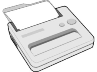 Sticker Custom Preview Image #126559 Technology Communication Telephone F A X F A X Machine11