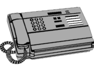 Sticker Custom Preview Image #126583 Technology Communication Telephone F A X F A X Phone2