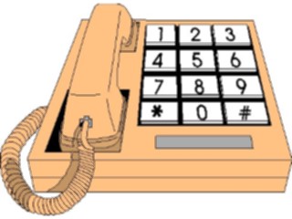 Sticker Custom Preview Image #126647 Technology Communication Telephone F A X Telephone030