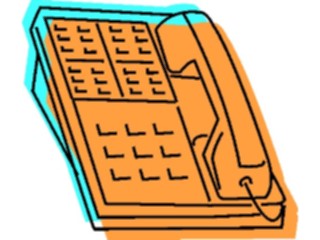 Sticker Custom Preview Image #126711 Technology Communication Telephone F A X Telephone094