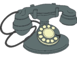 Sticker Custom Preview Image #126811 Technology Communication Telephone F A X Telephone Rotary10