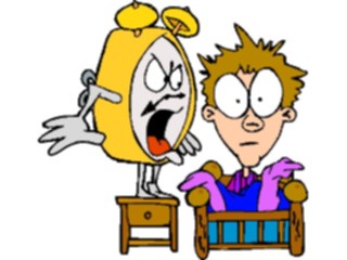 Sticker Custom Preview Image #126903 Time Alarm Clock Angry