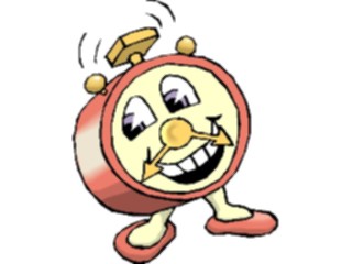 Sticker Custom Preview Image #126904 Time Alarm Clock Happy