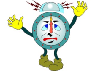 Sticker Custom Preview Image #126943 Time Clock Anxious