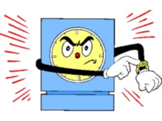 Sticker Custom Preview Image #126956 Time Clock On Time