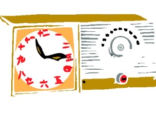 Sticker Custom Preview Image #126957 Time Clock Radio1