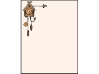 Sticker Custom Preview Image #126969 Time Cuckoo Clock Background