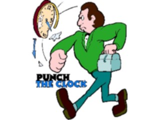 Sticker Custom Preview Image #127053 Time Punchthe Clock