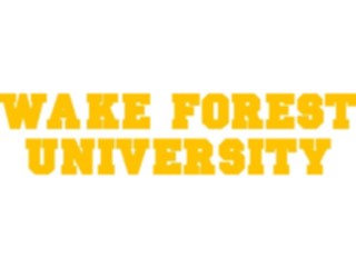 Sticker Custom Preview Image #127188 Titles College Names Wake Forest University