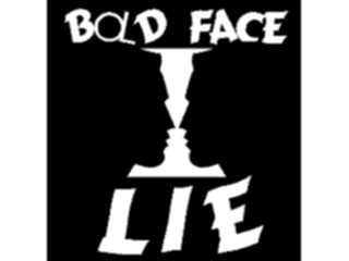 Sticker Custom Preview Image #127246 Titles General Bold Face Lie