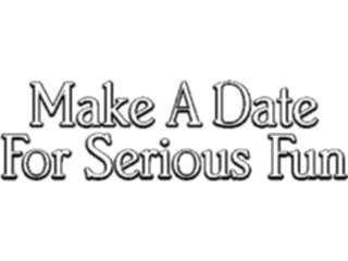 Sticker Custom Preview Image #127495 Titles General Makea Datefor Serious Fun