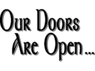 Sticker Custom Preview Image #127563 Titles General Our Doorsare Open