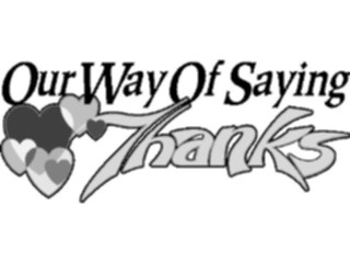 Sticker Custom Preview Image #127564 Titles General Our Wayof Saying Thanks