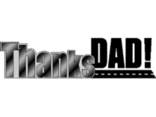 Sticker Custom Preview Image #127699 Titles General Thanks Dad