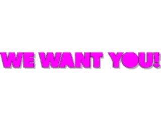 Sticker Custom Preview Image #127756 Titles General We Want You