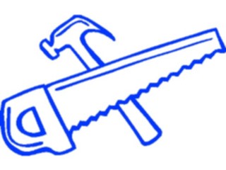 Sticker Custom Preview Image #128233 Tools Hardware Saw Hammer