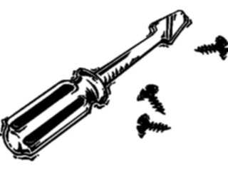 Sticker Custom Preview Image #128324 Tools Hardware Screwdriver Screws