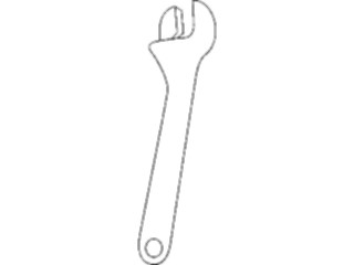 Sticker Custom Preview Image #128508 Tools Hardware Wrench Crescent1