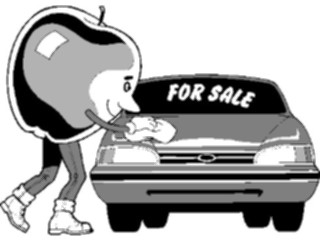 Sticker Custom Preview Image #128536 Transportation Advertising Apple Polishing Car