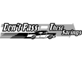 Sticker Custom Preview Image #128571 Transportation Advertising Dont Pass These Savings