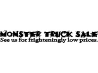 Sticker Custom Preview Image #128597 Transportation Advertising Monster Truck Sale