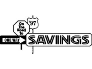 Sticker Custom Preview Image #128609 Transportation Advertising Onthe Roadto Savings