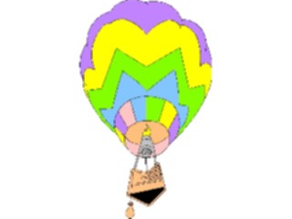 Sticker Custom Preview Image #128768 Transportation Air Hot Air Balloon01
