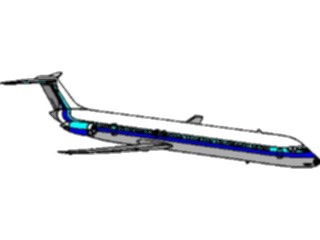 Sticker Custom Preview Image #128818 Transportation Air M D80