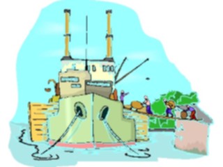 Sticker Custom Preview Image #129072 Transportation Boats Ships Cargo Ship Loading