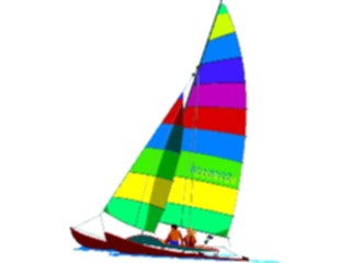 Sticker Custom Preview Image #129075 Transportation Boats Ships Catamaran3