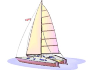 Sticker Custom Preview Image #129079 Transportation Boats Ships Catamaran7