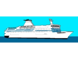 Sticker Custom Preview Image #129090 Transportation Boats Ships Cruise Ship04