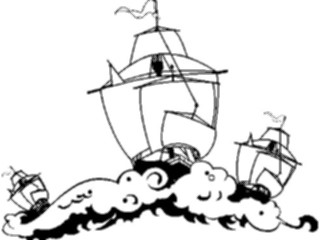 Sticker Custom Preview Image #129183 Transportation Boats Ships Pirate Ships1