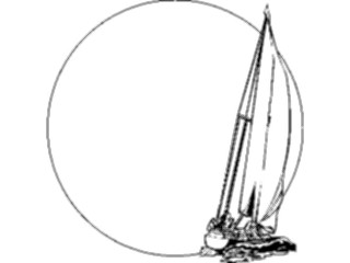 Sticker Custom Preview Image #129298 Transportation Boats Ships Sailboat Frame2