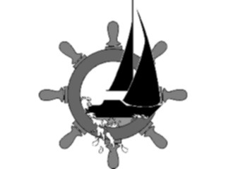 Sticker Custom Preview Image #129302 Transportation Boats Ships Sailboat Wheel
