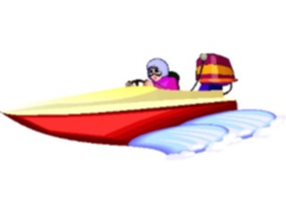 Sticker Custom Preview Image #129455 Transportation Boats Ships Speed Boat20