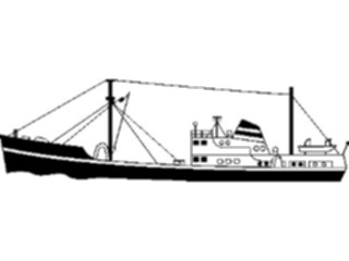 Sticker Custom Preview Image #129468 Transportation Boats Ships Trawler1